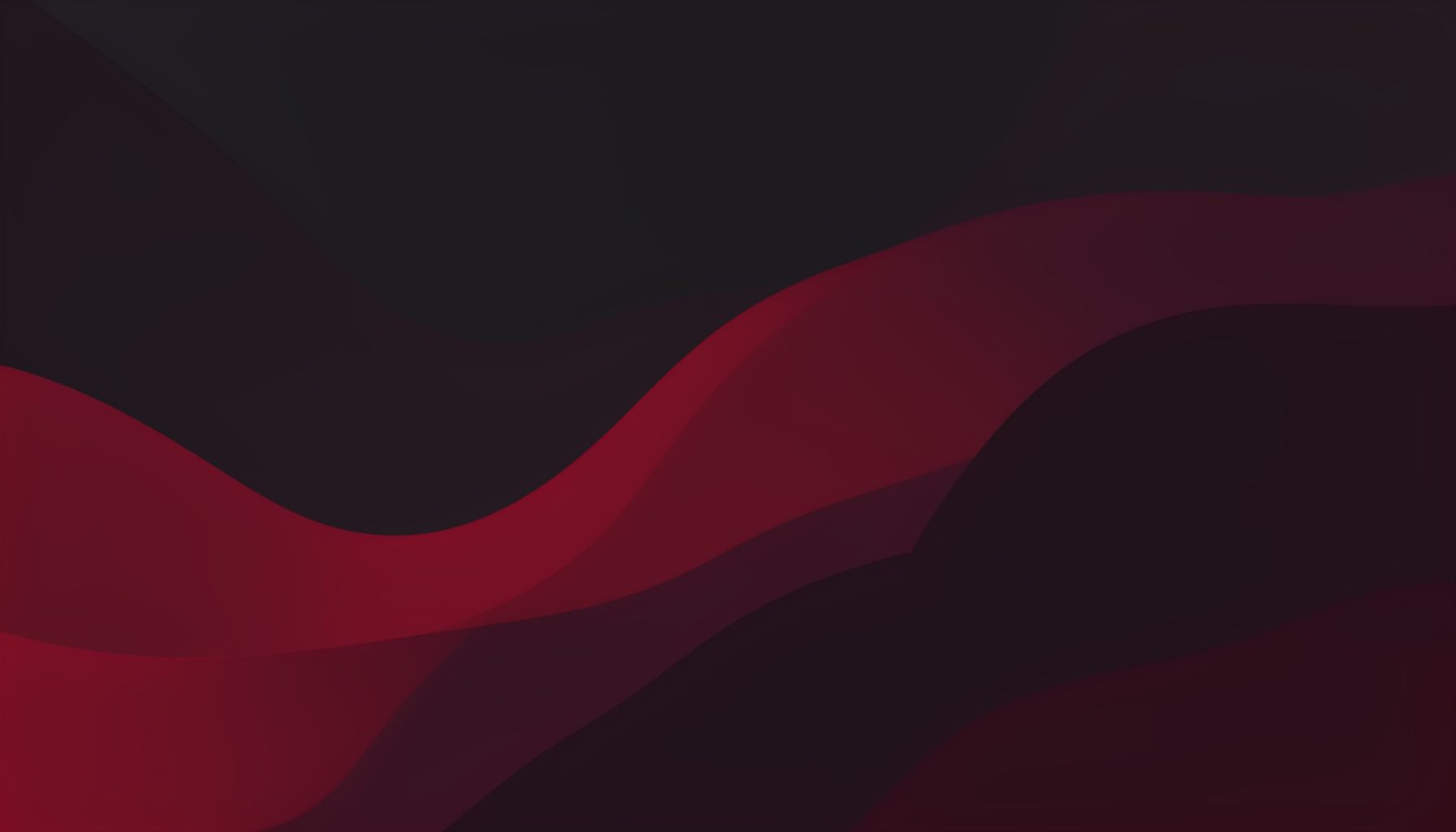 A dark atmospheric vector illustration with deep charcoal and muted crimson tones, featuring abstract flowing shapes and soft gradients suggesting depth and motion